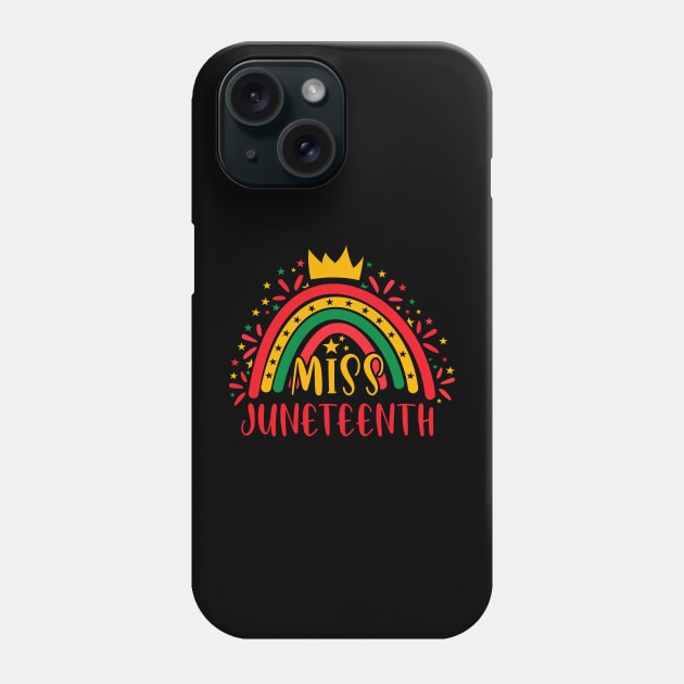 Juneteenth Is My Independence Juneteenth Day Black Women Phone Case by amramna