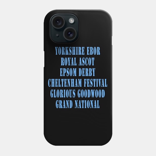 British Horse Racing Phone Case by Lyvershop