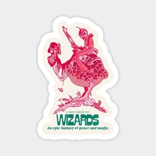 Wizards 70s Animated Sci Fi Cult Film Magnet