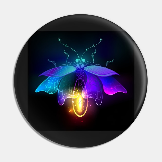 Neon Firefly Pin by Blackmoon9