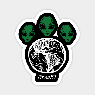 Area 51 Aliens Magnet