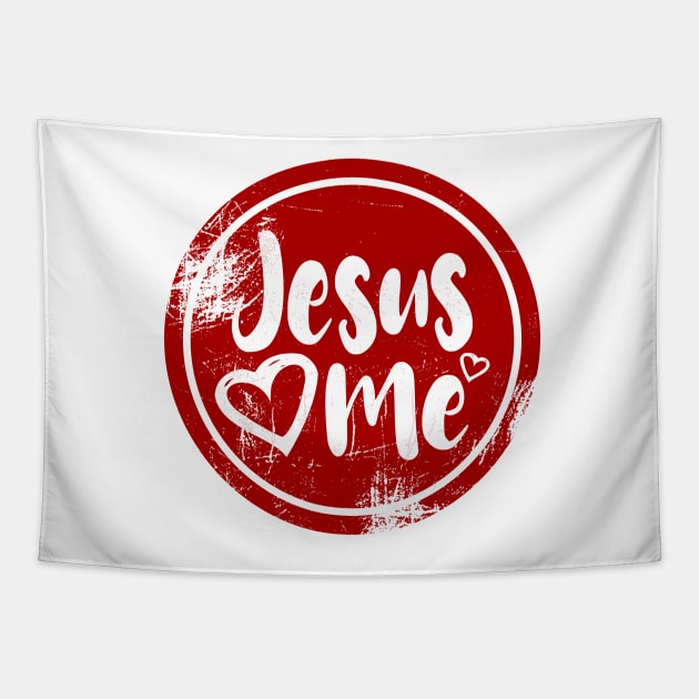 Jesus Loves Me Tapestry by Gustavo Navarro