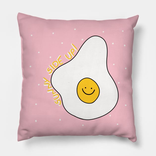 Sunny side up Pillow by joyfulsmolthings