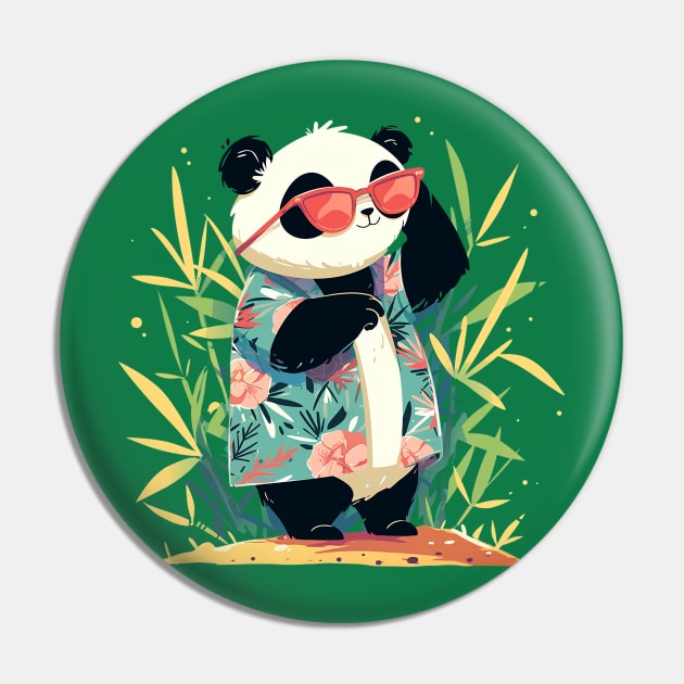 panda Pin by Stephanie Francoeur Art