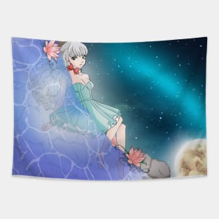 Under the starry sky Tapestry