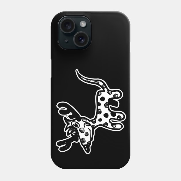 Deer Dog {DARK shirts} Phone Case by SideShowDesign