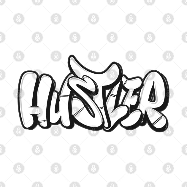 Hustler Graffiti Lettering Style 1.0 by 2wear Grafix