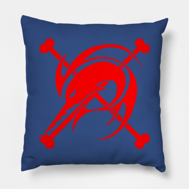 Arlong Pirates Jolly Roger Pillow by onepiecechibiproject