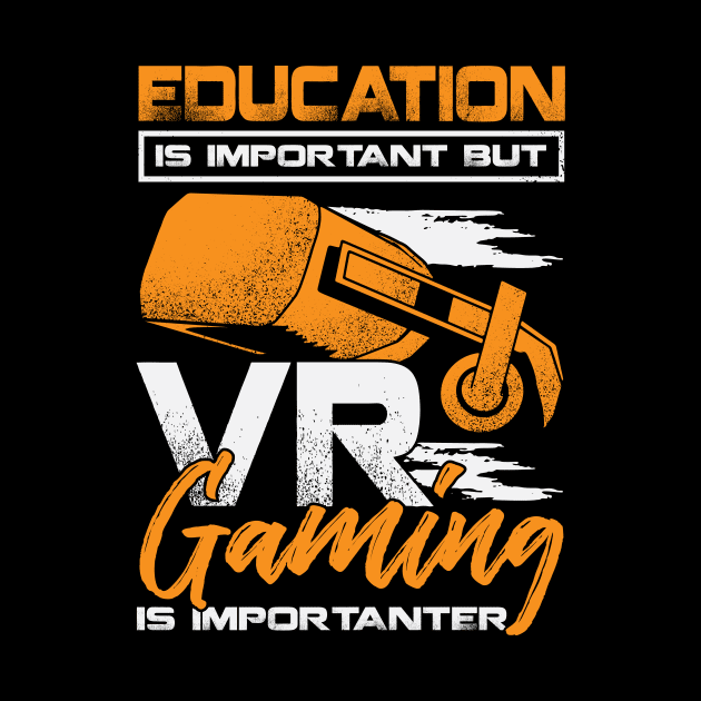 Funny VR Gaming Virtual Reality Gamer Gift by Dolde08