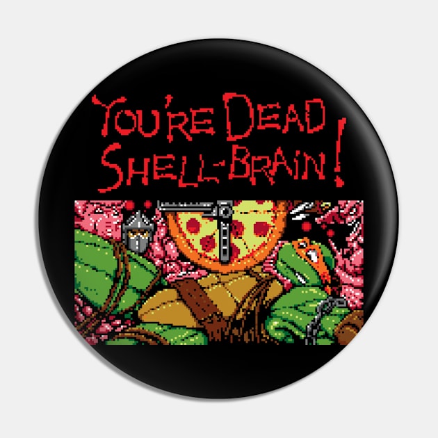 Turtle Gaiden Game Over Pin by boltfromtheblue