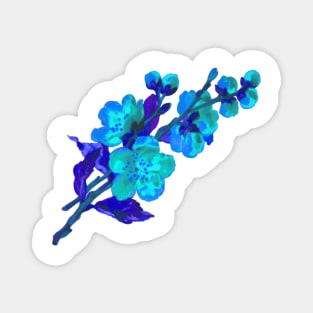 Blue Flower Magnet