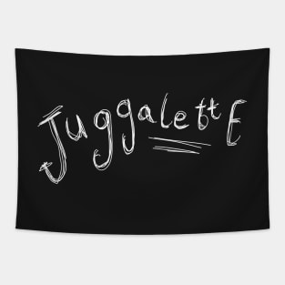 Dark and Gritty Juggalette sketch text Tapestry