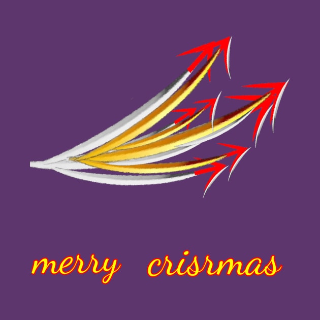 merry cristmas art design. by Dilhani