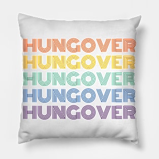 Hungover. A Great Design for Those Who Overindulged And Had A Few Too Many. Funny Drinking Saying Pillow