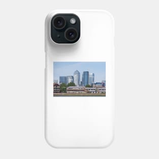 Canary Wharf Skyline - view from Greenwich Phone Case