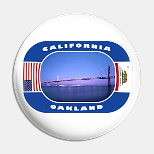 California, Oakland City, USA Pin