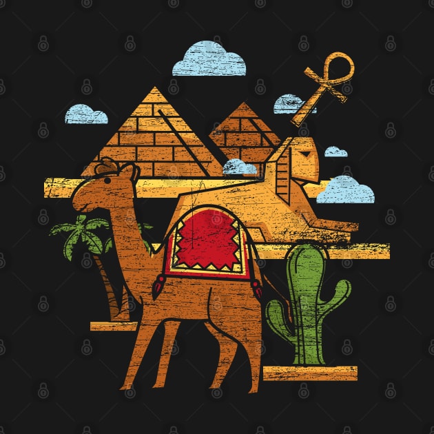 egypt vintage pyramide camel by ShirtsShirtsndmoreShirts