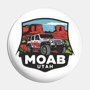 Moab Utah 4x4 Adventure Pin