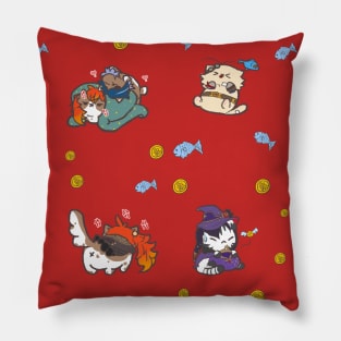 Genshin Cat set 2 Pillow