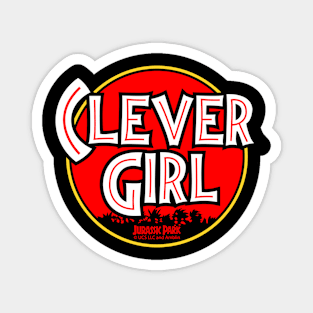 Jurassic Park, movie quote, Clever Girl Magnet