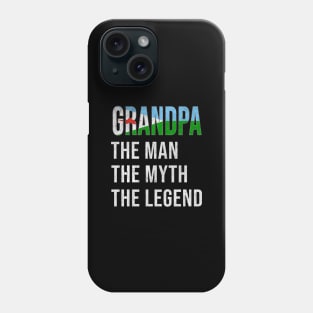 Grand Father Djiboutian Grandpa The Man The Myth The Legend - Gift for Djiboutian Dad With Roots From  Djibouti Phone Case