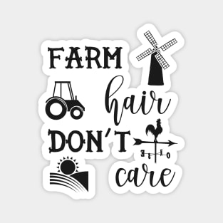 Farmer - Farm hair don't care Magnet