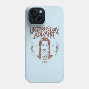 Wednesday Addams Metal Phone Case