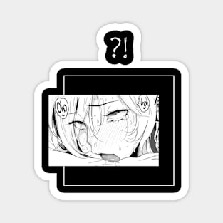 Ahegao! (white) Magnet