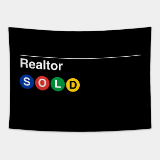 Realtor Subway Tapestry