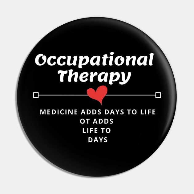 Best Occupational Therapy Gift Idea Pin by MadArting1557