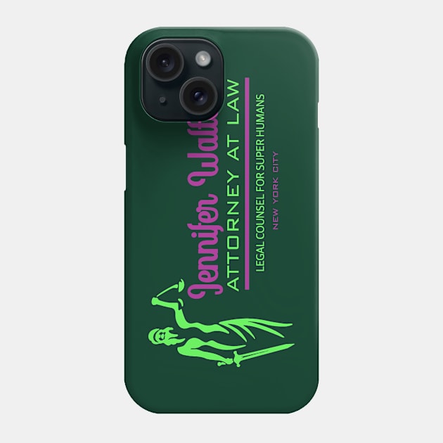 She Hulk Jennifer Walters Attorney at Law Phone Case by hauntedjack