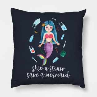 Save a Mermaid Pillow