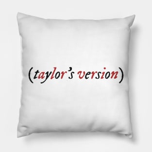 taylor's version rep color Pillow