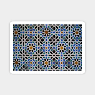 Seville Islamic tile pattern 2 Magnet