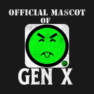 Funny Generation X Gen X Mr Yuk 80's and 90's Vintage and Nostalgic Gift Idea T-Shirt