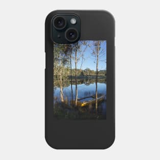 Reflections at the dam at Magpie Springs - Adelaide Hills Wine Region - Fleurieu Peninsula - South Australia Phone Case