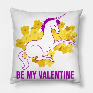 Valentine Unicorn Pillow