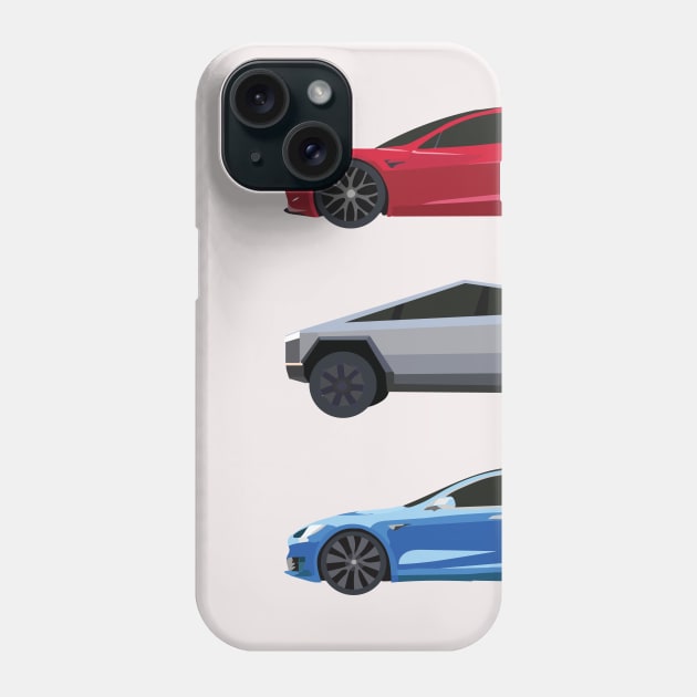 Minimalist Teslas 01 Phone Case by Vertei