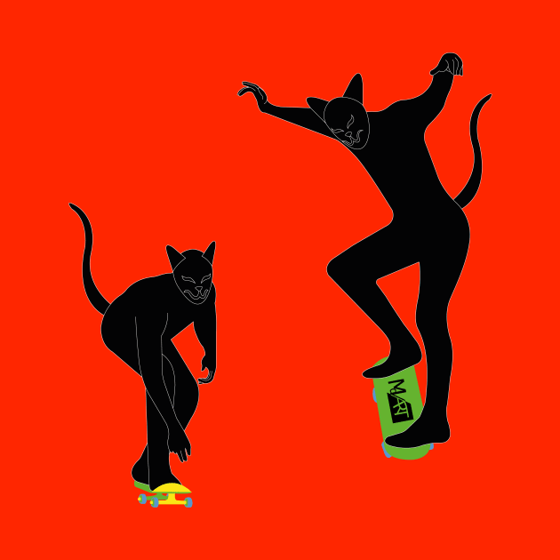 Catsboarding by www.mdvart.store