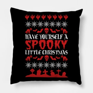 Spooky Christmas Pillow