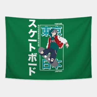 Anime skate Tapestry