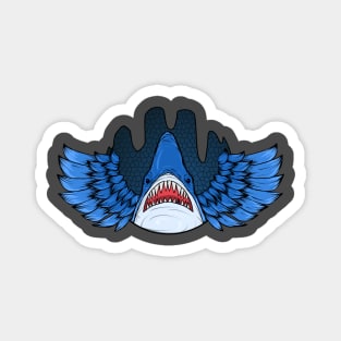 flying shark Magnet