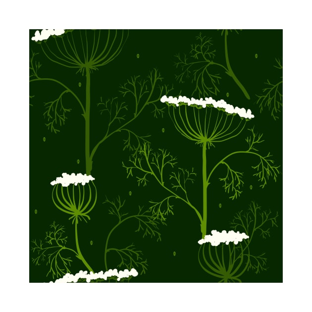 Elegance Seamless pattern with flowers by Olga Berlet