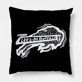 Bills doodle Pillow