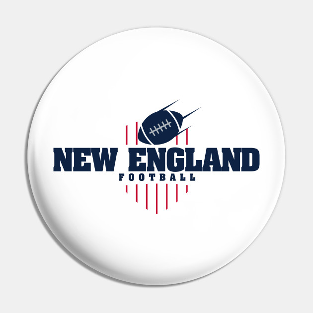 Nfl New England Patriots Football Team Color Nfl Football Pin Teepublic
