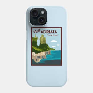 Adriata Travel Poster Phone Case