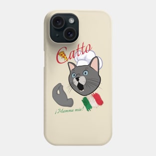 Italian cat Phone Case