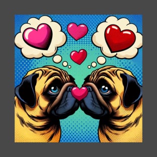 Pug Dog Love T-Shirt