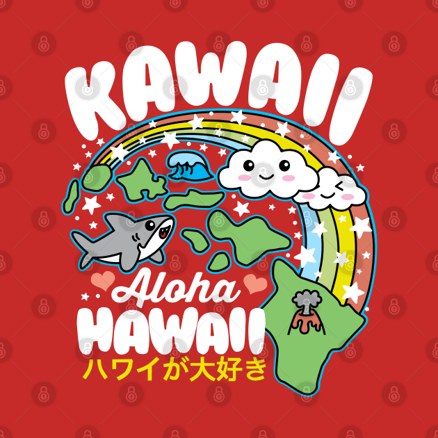 Kawaii Hawaii by DetourShirts