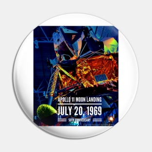 2-Sided - Apollo 11 50th Anniversary Pin